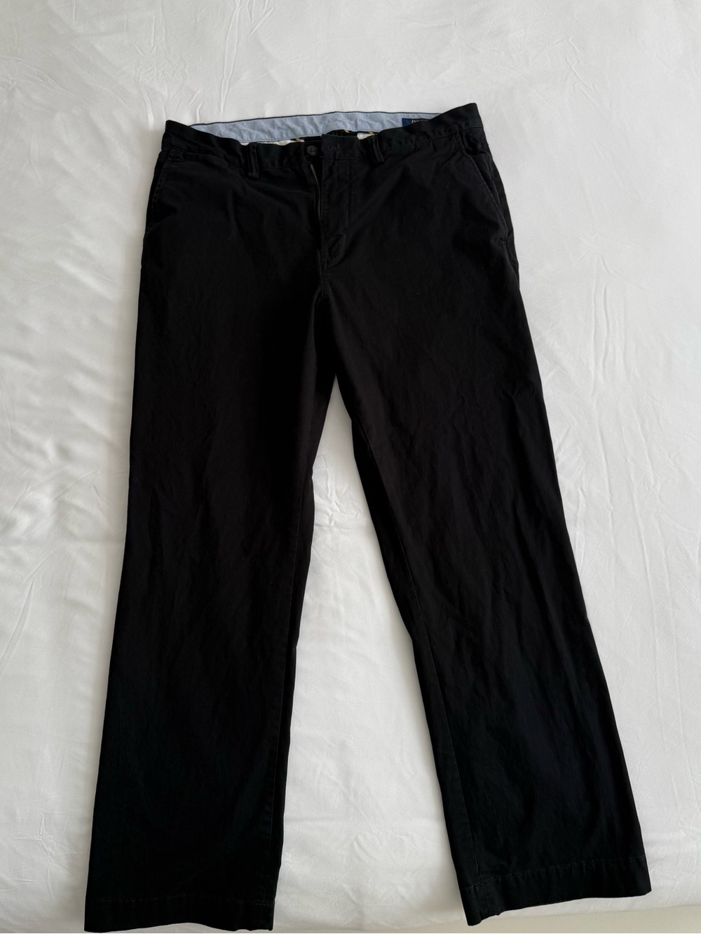 Ralph Lauren Black Bedford Chino Pants